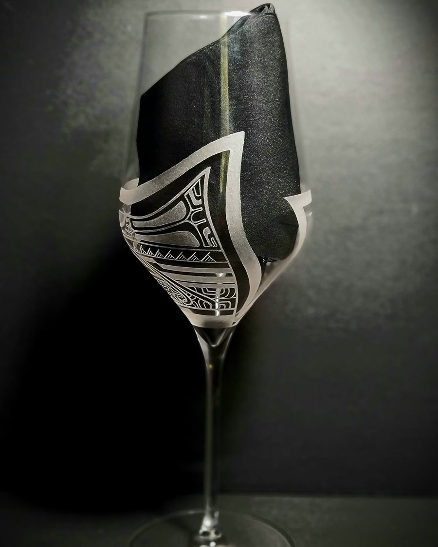 Voile gravé
